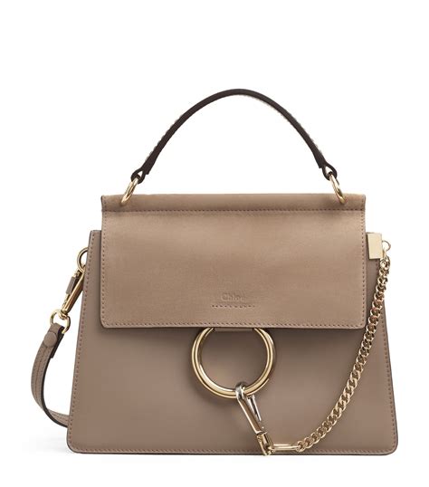 chloe small faye leather shoulder bag|chloe faye medium bag.